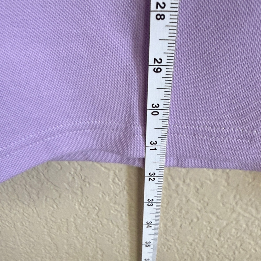 Bogey Boys Lavender Purple and White Men's Button-Down Rugby/Golf Shirt - Picture 8 of 10